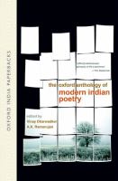 The Oxford anthology of modern Indian poetry /
