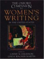 The Oxford companion to women's writing in the United States /