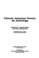 Chinese American poetry : an anthology /
