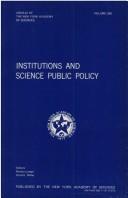 Institutions and science public policy /