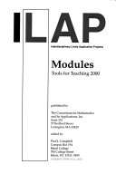 ILAP modules : tools for teaching.