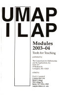 UMAP ILAP modules : tools for teaching.
