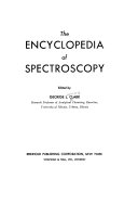 The Encyclopedia of spectroscopy.