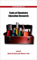Tools of chemistry education research /