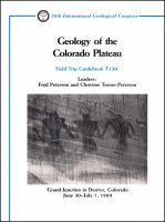 Geology of the Colorado Plateau : Grand Junction to Denver, Colorado, June 30-July 7, 1989 /
