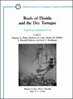 Reefs of Florida and the Dry Tortugas : Miami to Key West, Florida, July 2-7, 1989 /