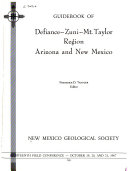 Guidebook of Defiance--Zuni--Mt. Taylor region, Arizona and New Mexico : Eighteenth field conference, October 19, 20, and 21, 1967 /