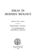 Ideas in modern biology.