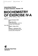 Biochemistry of exercise IV /