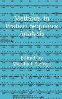 Methods in protein sequence analysis /