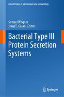 Bacterial type III protein secretion systems /