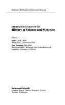 Information sources in the history of science and medicine /