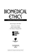 Biomedical ethics /
