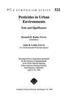 Pesticides in urban environments : fate and significance /