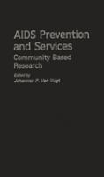 AIDS prevention and services : community based research /
