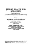 Beyond health and normality : explorations of exceptional psychological well-being /