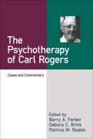 The psychotherapy of Carl Rogers. : cases and commentary /