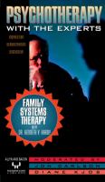 Family systems therapy