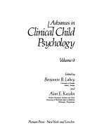 Advances in clinical child psychology.