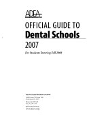 ADEA official guide to dental schools /