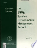 The ... baseline environmental management report.