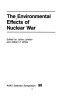 The Environmental effects of nuclear war /