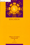 Library of Congress classification. L. Education /