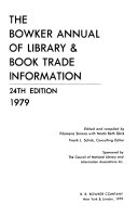 The Bowker annual of library and book trade information /