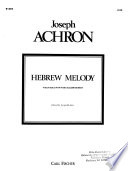 Hebrew melody /