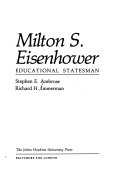 Milton S. Eisenhower, educational statesman /