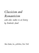 Classicism and romanticism, with other studies in art history.