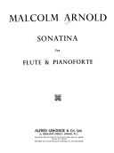 Sonatina : for flute and pianoforte /