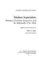 Modern imperialism, Western overseas expansion, and its aftermath, 1776-1965,