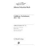 Goldberg-Variationen : BWV 988 /