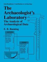 The Archaeologist's laboratory : the analysis of archaeological data /