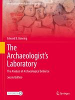 Archaeologist's laboratory : the analysis of archaeological evidence /