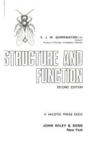 Invertebrate structure and function /