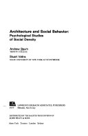 Architecture and social behavior : psychological studies of social density /