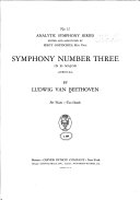 Symphony number three in E♭ major : Eroica : for piano, 2 hands /
