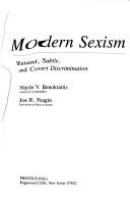 Modern sexism : blatant, subtle and covert discrimination /