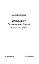 Essays on the Sermon on the mount /