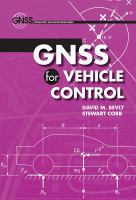 GNSS for vehicle control /
