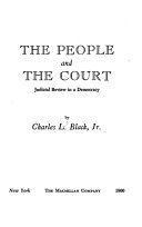 The people and the court; judicial review in a democracy.