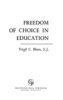 Freedom of choice in education /