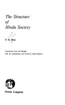 The structure of Hindu society /