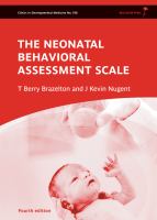 Neonatal behavioral assessment scale