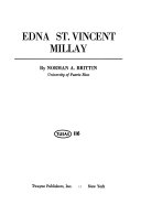 Edna St. Vincent Millay,