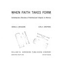 When faith takes form; contemporary churches of architectural integrity in America