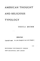 American thought and religious typology.