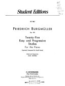 Twenty-five easy and progressive studies for the piano, expressly composed for small hands.